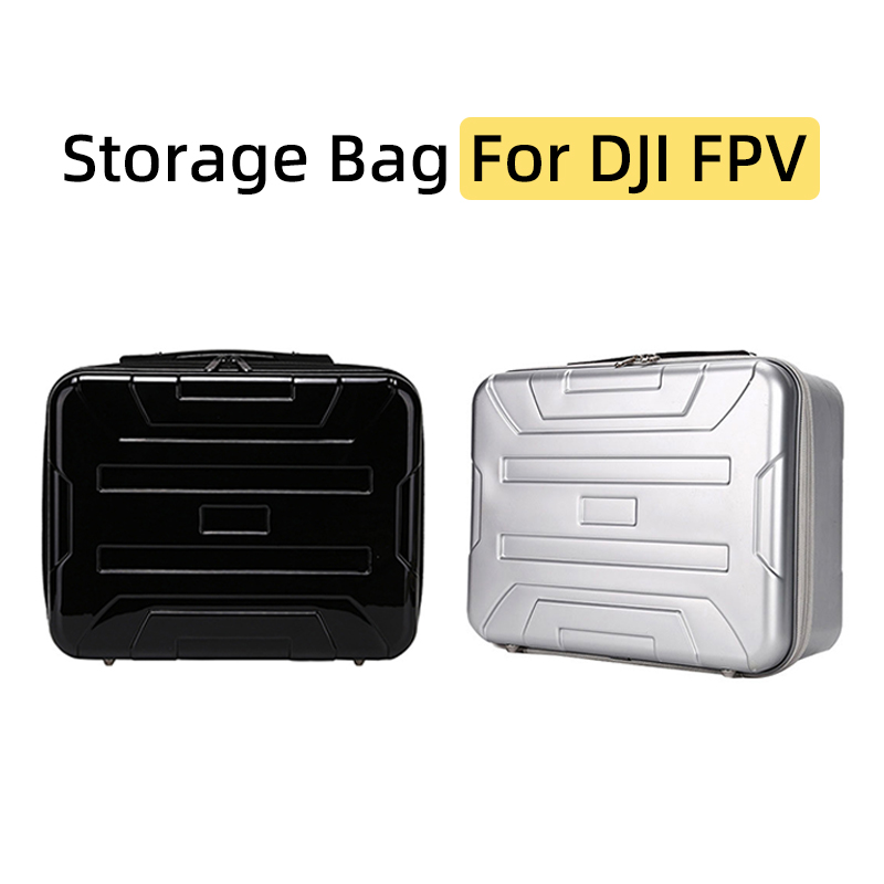 Drone Hard Shell Case - สําหรับ DJI FPV Drone V2 เที่ยวบินแว่นตารีโมทคอนโทรลกระเป๋าถือกระเป๋าถือ